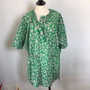 DVF Iruka Oversized Tunic Dress Beach Coverup Caftan
